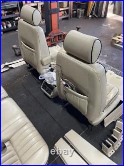 Range Rover P38 2.5 4.0 4.6 Cream 5 Bar Leather Interior Seats Upgrade 94-02 Range Rover P38 2.5 4.0 4.6 Cream 5 Bar Leather Interior Seats Upgrade 94-02