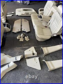 Range Rover P38 2.5 4.0 4.6 Cream 5 Bar Leather Interior Seats Upgrade 94-02