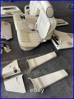 Range Rover P38 2.5 4.0 4.6 Cream 5 Bar Leather Interior Seats Upgrade 94-02