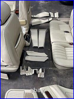 Range Rover P38 2.5 4.0 4.6 Cream 5 Bar Leather Interior Seats Upgrade 94-02 Range Rover P38 2.5 4.0 4.6 Cream 5 Bar Leather Interior Seats Upgrade 94-02