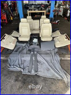 Range Rover P38 2.5 4.0 4.6 Cream And Black 5 Bar Leather Interior Seats 94-02 Range Rover P38 2.5 4.0 4.6 Cream And Black 5 Bar Leather Interior Seats 94-02
