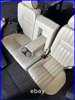 Range Rover P38 2.5 4.0 4.6 Cream And Black 5 Bar Leather Interior Seats 94-02 Range Rover P38 2.5 4.0 4.6 Cream And Black 5 Bar Leather Interior Seats 94-02