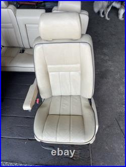 Range Rover P38 2.5 4.0 4.6 Cream Leather Interior Seats Manual Trim 94-02 Range Rover P38 2.5 4.0 4.6 Cream Leather Interior Seats Manual Trim 94-02