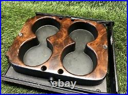 Range Rover P38 2.5 4.0 4.6 Genuine Walnut Cubby LID Cup Holders Very Rare 94-02
