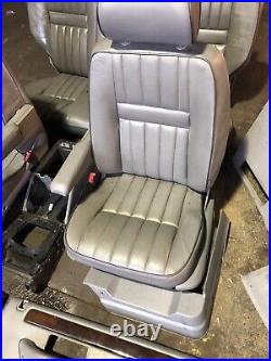 Range Rover P38 2.5 4.0 4.6 Granite Grey 5 Bar Leather Interior Seats 94-02