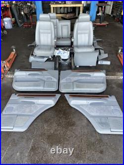 Range Rover P38 2.5 4.0 4.6 Grey Leather Interior Seats Panels Trim 94-00 Range Rover P38 2.5 4.0 4.6 Grey Leather Interior Seats Panels Trim 94-00