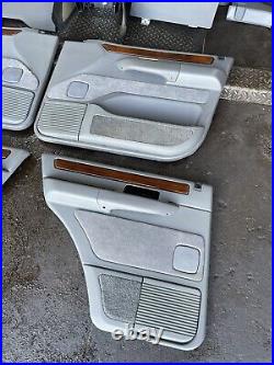 Range Rover P38 2.5 4.0 4.6 Grey Leather Interior Seats Panels Trim 94-00 Range Rover P38 2.5 4.0 4.6 Grey Leather Interior Seats Panels Trim 94-00