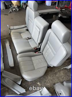 Range Rover P38 2.5 4.0 4.6 Grey Leather Interior Seats Panels Trim 94-00 Range Rover P38 2.5 4.0 4.6 Grey Leather Interior Seats Panels Trim 94-00