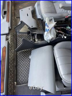 Range Rover P38 2.5 4.0 4.6 Grey Leather Interior Seats Panels Trim 94-00 Range Rover P38 2.5 4.0 4.6 Grey Leather Interior Seats Panels Trim 94-00