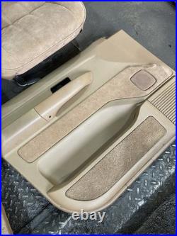 Range Rover P38 2.5 4.0 4.6 Manual Cloth Interior Seats Door Panels Tan 94-02
