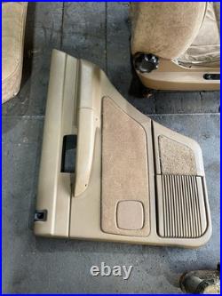 Range Rover P38 2.5 4.0 4.6 Manual Cloth Interior Seats Door Panels Tan 94-02