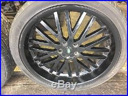 Range Rover P38 2.5 4.6 4.0 22 Deep Dish Alloy Wheels Tyres 285/35/22 94-02