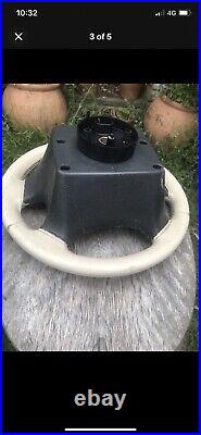 Range Rover P38 Autobiography Full Light stone Cream Steering Wheel Leather