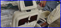 Range Rover P38 Autobiography Seats With Wood Picnic Tables And Vhs System