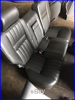 Range Rover P38 Black Full Leather Interior Seats Trim 94-02 Vgc 5 Bar Upgrade