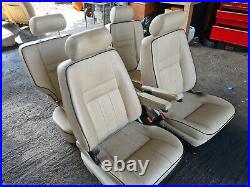 Range Rover P38 Cream Leather Electric Interior Seats