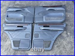 Range Rover P38 Genuine Set Of Vogue Black Door Cards Panels Front Rear 94-02 Range Rover P38 Genuine Set Of Vogue Black Door Cards Panels Front Rear 94-02