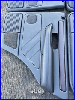 Range Rover P38 Genuine Set Of Vogue Black Door Cards Panels Front Rear 94-02 Range Rover P38 Genuine Set Of Vogue Black Door Cards Panels Front Rear 94-02