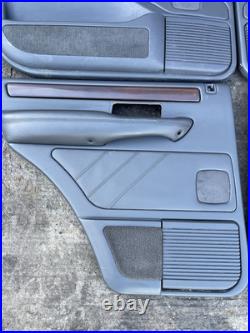 Range Rover P38 Genuine Set Of Vogue Black Door Cards Panels Front Rear 94-02 Range Rover P38 Genuine Set Of Vogue Black Door Cards Panels Front Rear 94-02