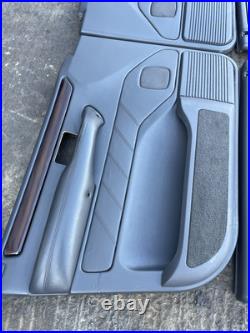 Range Rover P38 Genuine Set Of Vogue Black Door Cards Panels Front Rear 94-02 Range Rover P38 Genuine Set Of Vogue Black Door Cards Panels Front Rear 94-02