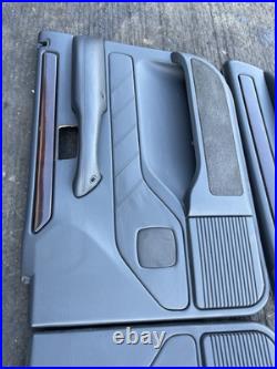 Range Rover P38 Genuine Set Of Vogue Black Door Cards Panels Front Rear 94-02 Range Rover P38 Genuine Set Of Vogue Black Door Cards Panels Front Rear 94-02