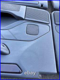 Range Rover P38 Genuine Set Of Vogue Black Door Cards Panels Front Rear 94-02 Range Rover P38 Genuine Set Of Vogue Black Door Cards Panels Front Rear 94-02