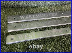 Range Rover P38 Genuine Set Of Westminster Sill Scuff Foot Plates Rare 94-02