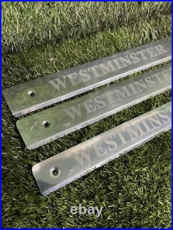 Range Rover P38 Genuine Set Of Westminster Sill Scuff Foot Plates Rare 94-02