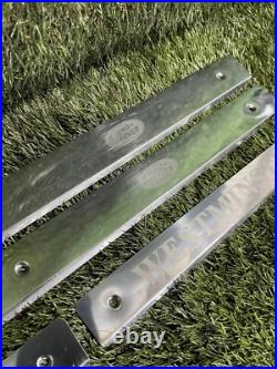 Range Rover P38 Genuine Set Of Westminster Sill Scuff Foot Plates Rare 94-02
