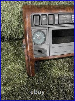 Range Rover P38 Genuine Walnut Centre Switch Surround With Cubby Upgrade 94-02