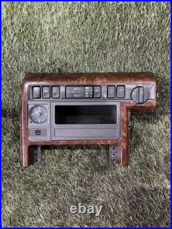 Range Rover P38 Genuine Walnut Centre Switch Surround With Cubby Upgrade 94-02