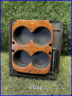 Range Rover P38 Genuine Walnut Cubby LID Centre Console Cup Holders Rare 94-02