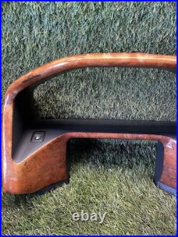 Range Rover P38 Genuine Walnut Dash Clocks Binnacle Surround Super Rare 94-02