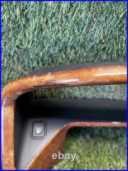 Range Rover P38 Genuine Walnut Dash Clocks Binnacle Surround Super Rare 94-02