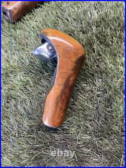 Range Rover P38 Genuine Walnut Gear Stick Knob Lever Handbrake Sleeve 94-02