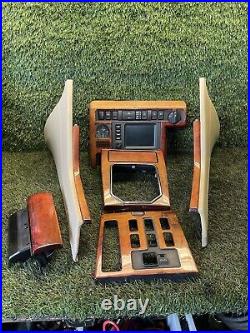 Range Rover P38 Genuine Walnut Switch Centre Console Set Leather Upgrade 94-02 Range Rover P38 Genuine Walnut Switch Centre Console Set Leather Upgrade 94-02