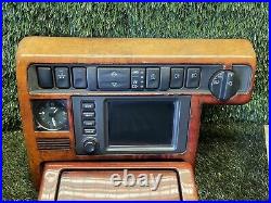 Range Rover P38 Genuine Walnut Switch Centre Console Set Leather Upgrade 94-02 Range Rover P38 Genuine Walnut Switch Centre Console Set Leather Upgrade 94-02