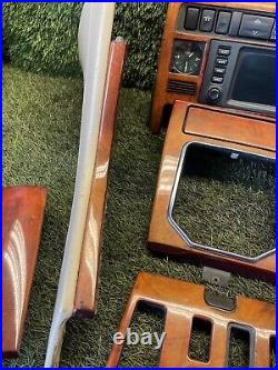 Range Rover P38 Genuine Walnut Switch Centre Console Set Leather Upgrade 94-02 Range Rover P38 Genuine Walnut Switch Centre Console Set Leather Upgrade 94-02
