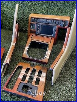 Range Rover P38 Genuine Walnut Switch Centre Console Set Leather Upgrade 94-02 Range Rover P38 Genuine Walnut Switch Centre Console Set Leather Upgrade 94-02