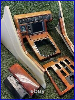 Range Rover P38 Genuine Walnut Switch Centre Console Set Leather Upgrade 94-02 Range Rover P38 Genuine Walnut Switch Centre Console Set Leather Upgrade 94-02