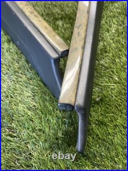 Range Rover P38 Genuine Westminster Green Walnut Black Leather Side Knee Panels Range Rover P38 Genuine Westminster Green Walnut Black Leather Side Knee Panels