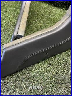 Range Rover P38 Genuine Westminster Green Walnut Black Leather Side Knee Panels Range Rover P38 Genuine Westminster Green Walnut Black Leather Side Knee Panels