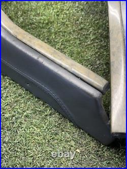 Range Rover P38 Genuine Westminster Green Walnut Black Leather Side Knee Panels Range Rover P38 Genuine Westminster Green Walnut Black Leather Side Knee Panels