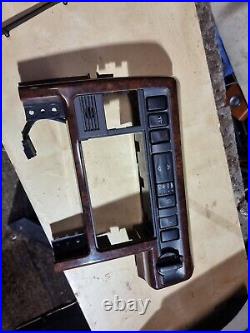 Range Rover P38 Sat Nav Wood Center Console Surround With Switches Range Rover P38 Sat Nav Wood Center Console Surround With Switches