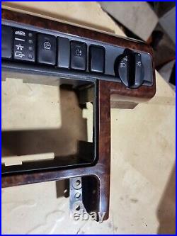 Range Rover P38 Sat Nav Wood Center Console Surround With Switches Range Rover P38 Sat Nav Wood Center Console Surround With Switches