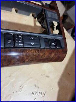 Range Rover P38 Sat Nav Wood Center Console Surround With Switches Range Rover P38 Sat Nav Wood Center Console Surround With Switches