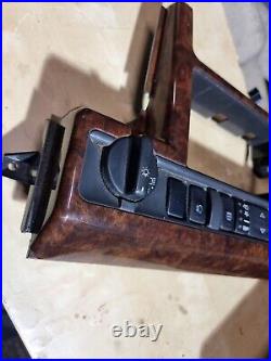Range Rover P38 Sat Nav Wood Center Console Surround With Switches Range Rover P38 Sat Nav Wood Center Console Surround With Switches
