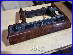 Range Rover P38 Sat Nav Wood Center Console Surround With Switches Range Rover P38 Sat Nav Wood Center Console Surround With Switches