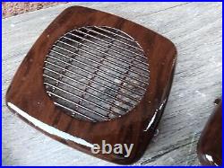 Range Rover P38 Small Speaker Grills Walnut