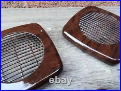 Range Rover P38 Small Speaker Grills Walnut